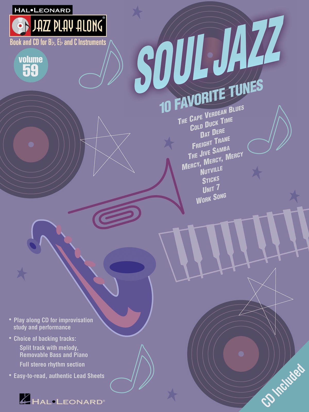 Jazz Play Along Volume 59: Soul Jazz All Inst (Book & CD): Play-Along, CD für Instrument(e): 10 Favorite Tunes (Jazz Play Along, 59) book