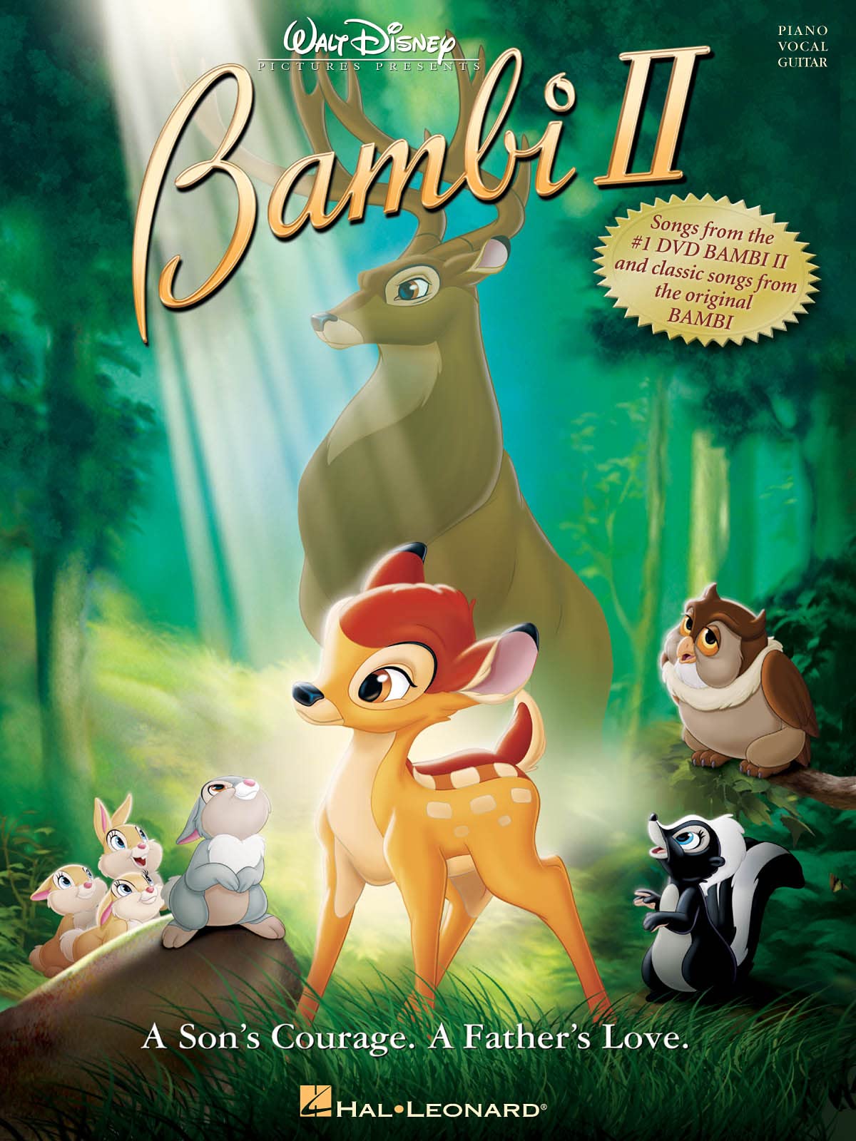 Bambi II (PVG Book): Songbook für Gesang, Klavier (Gitarre): Music from the Motion Picture Soundtrack Sheet Music