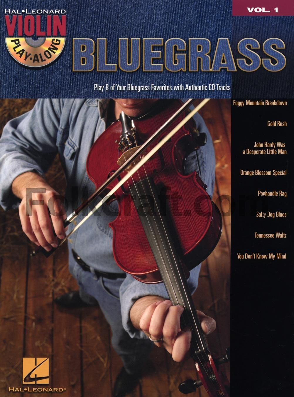 Violin Play-Along Volume 1: Bluegrass Vln Book/Cd: Play-Along, CD für Violine (Hal Leonard Violin Play-along) Social Sciences