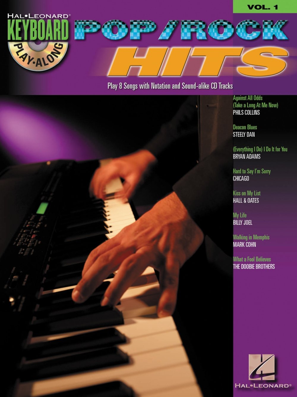 Keyboard Play-Along Volume 1 Pop/Rock Hits Kbd Book/Cd (Keyboard Play-along, 1, Band 1) Sheet Music