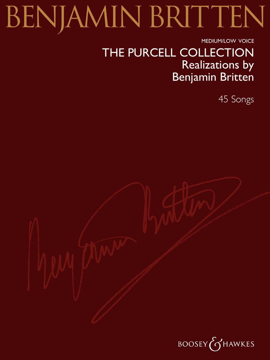 The Purcell Collection: Realizations by Benjamin Britten. mittlere/tiefe Stimme und Klavier. Sheet Music