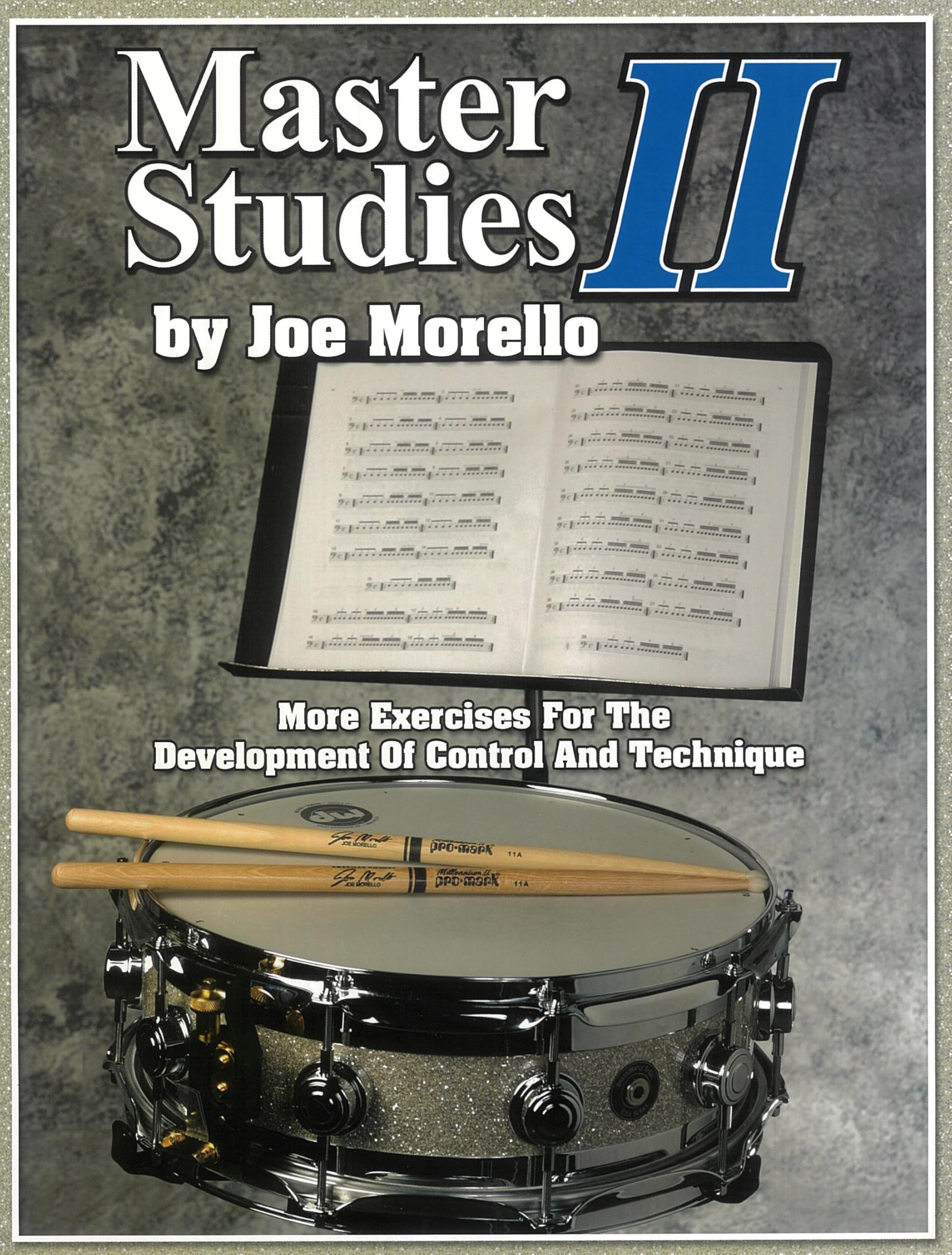 Master Studies II Drums (Book): Noten für Schlagzeug: More Exercises for the Development of Control and Technique Sheet Music