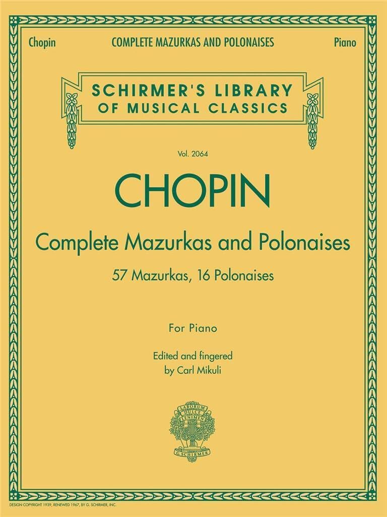 Chopin - Complete Mazurkas and Polonaises | Klaviernotenbuch mit klassischen Klavierstücke | Klavier-Songbook für Fortgeschrittene und Profis | ... Library of Musical Classics, 2064, Band 2064) Drama