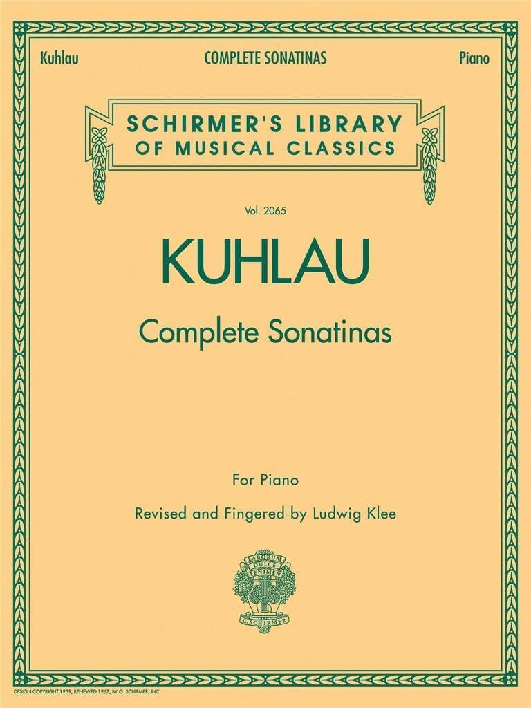 Kuhlau - Complete Sonatinas for Piano Sheet Music