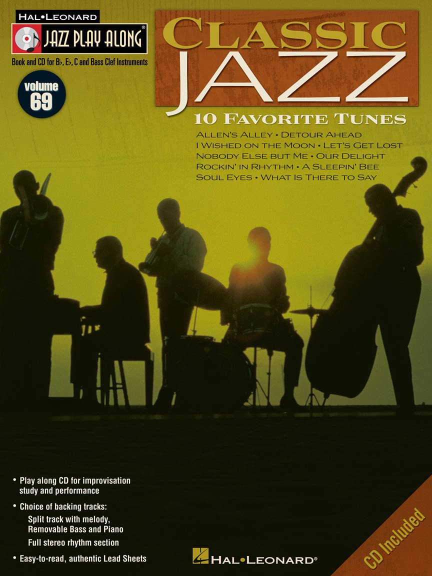 Classic Jazz (Book & CD): Noten, CD, Lehrmaterial für Instrument(e) (Jazz Play Along Series, Band 69): Jazz Play-Along Volume 69 Sheet Music