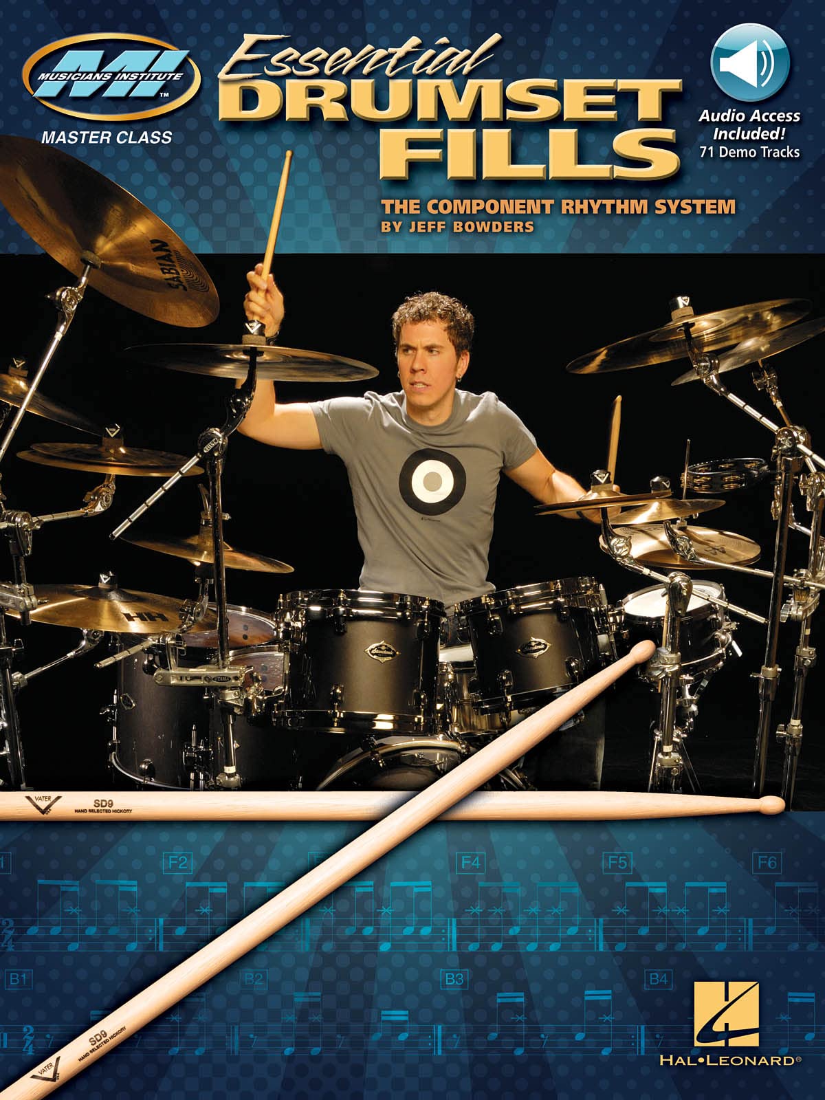 Essential Drumset Fills: Noten, CD, Lehrmaterial für Schlagzeug (Book & CD): The Component Rhythm System : Master Class Sheet Music
