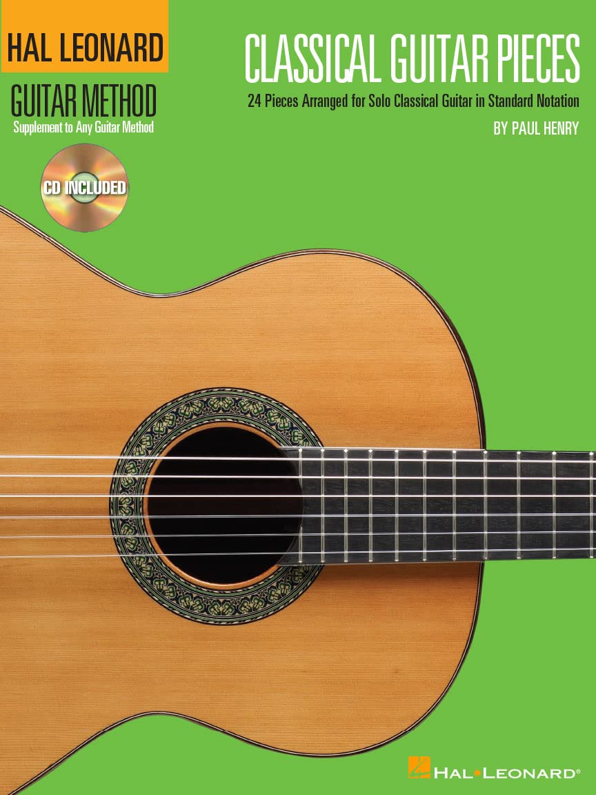 Classical Guitar Pieces 24 Pieces Arranged for Solo Guitar in Standard Notation Book/Online Audio book