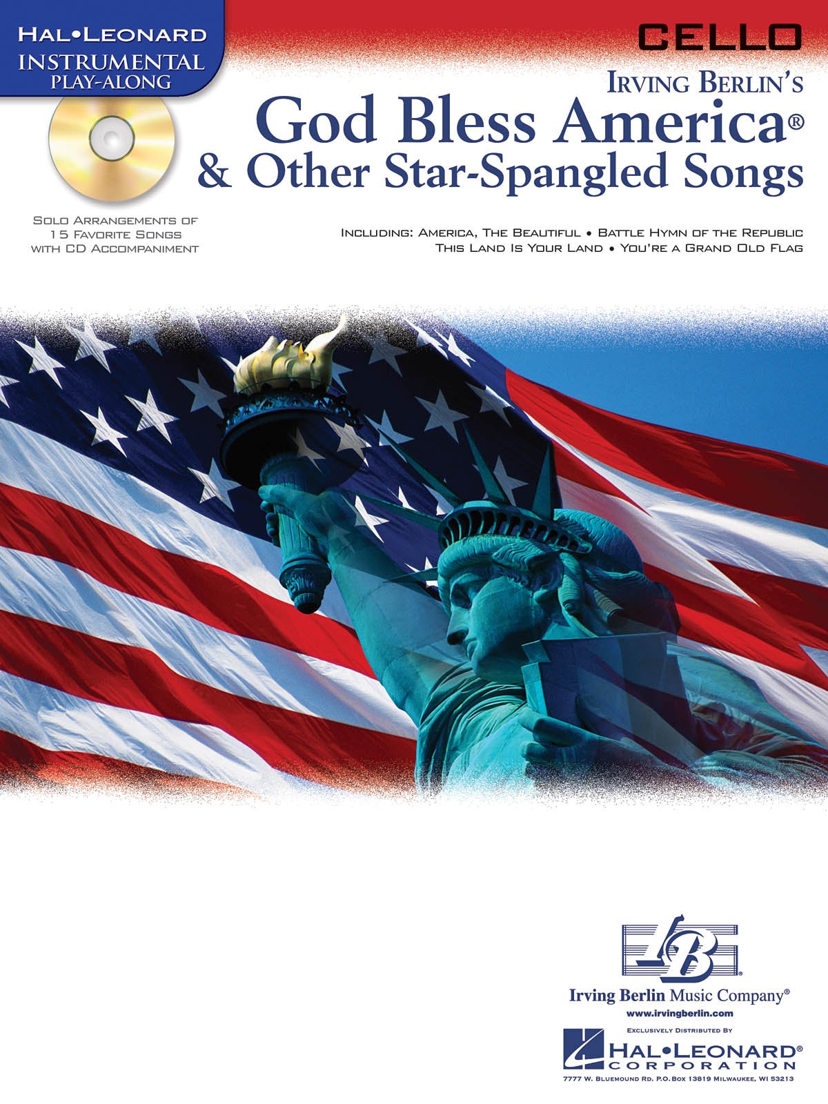 Irving Berlin's God Bless America & Other Star-Spangled Songs: Cello Sheet Music