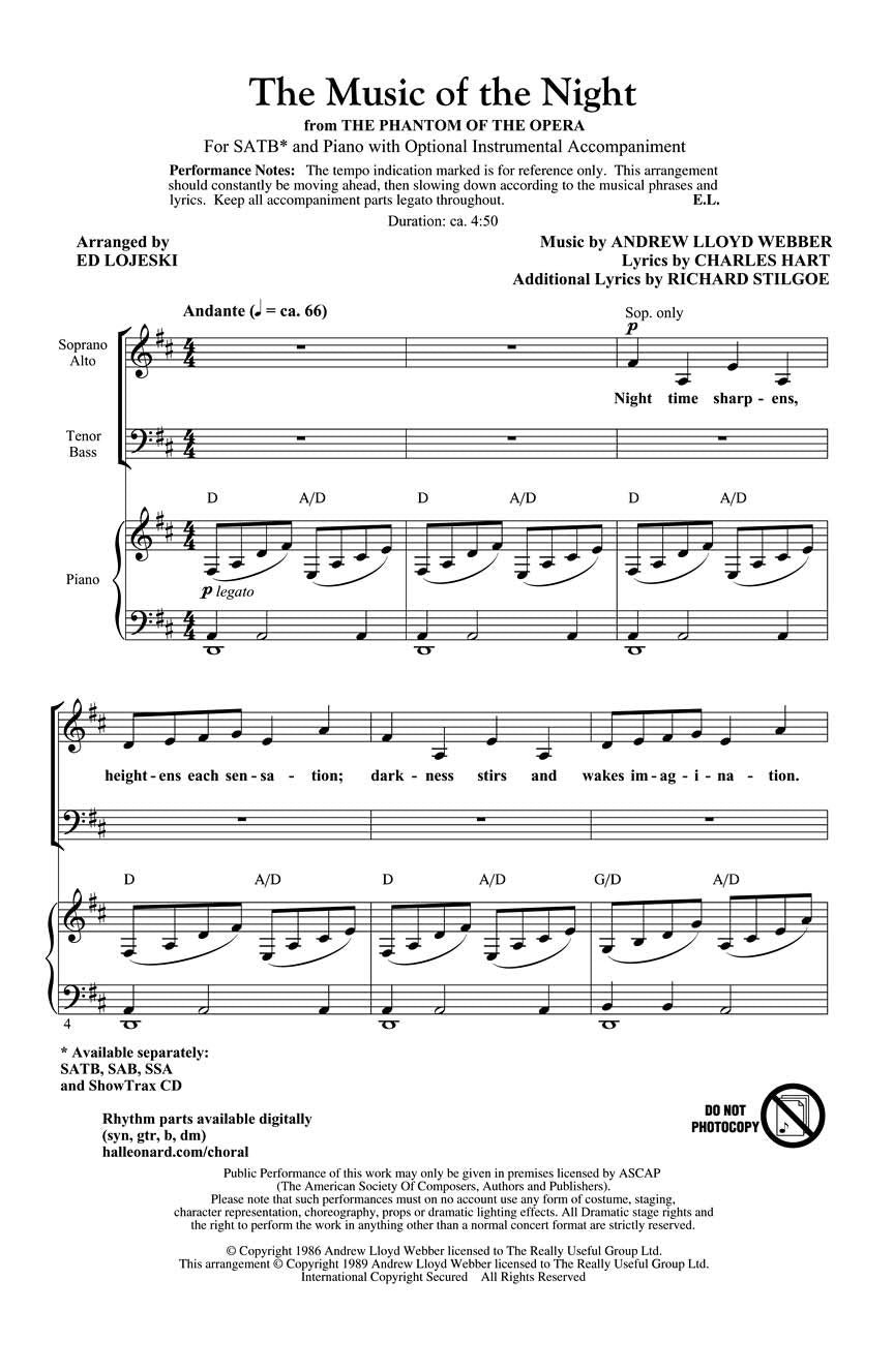The Music of the Night Arts & Music