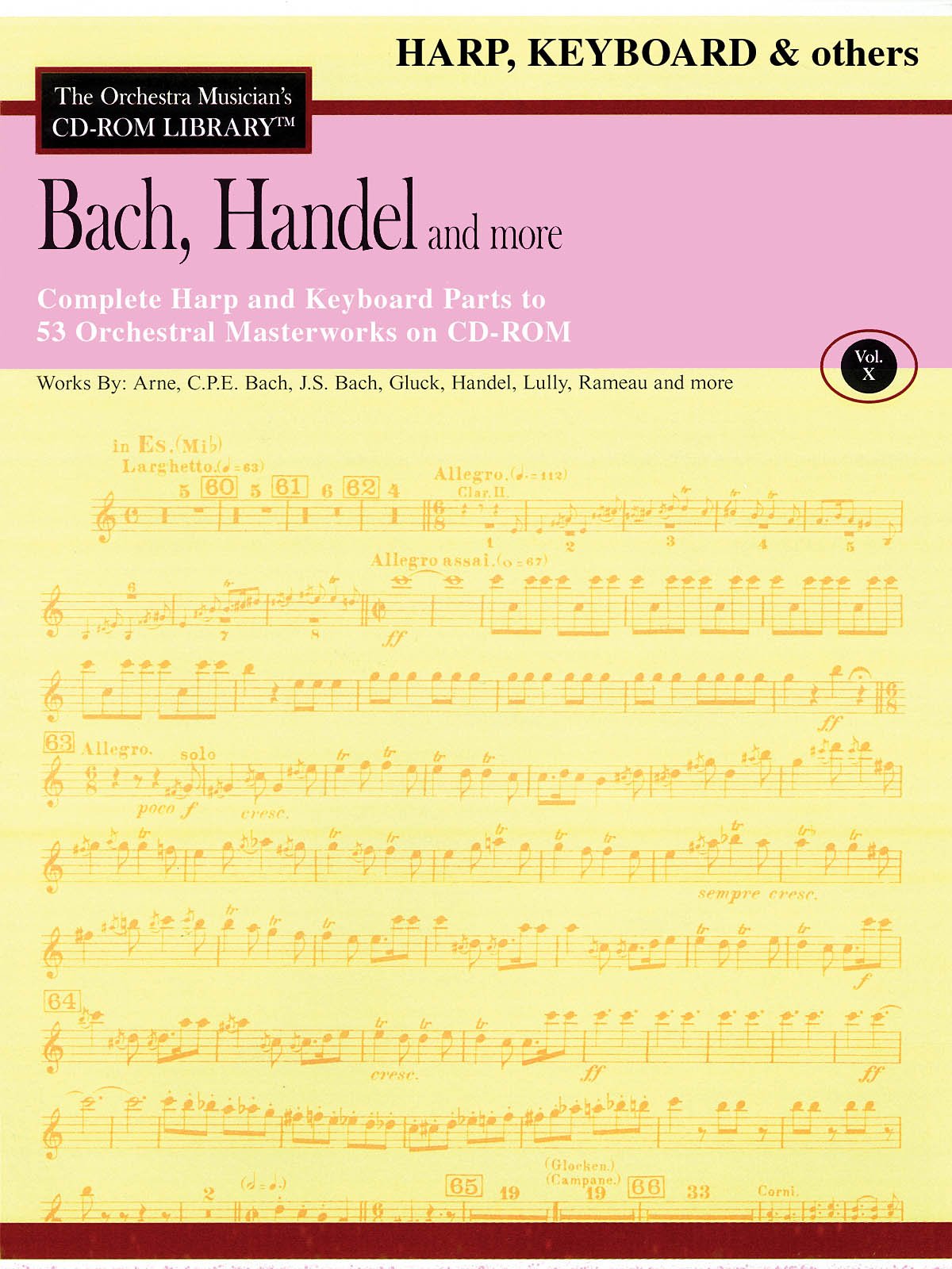 Bach, Handel and More - Volume 10: The Orchestra Musician's CD-ROM Library - Harp/Keyboard/Other Social Sciences
