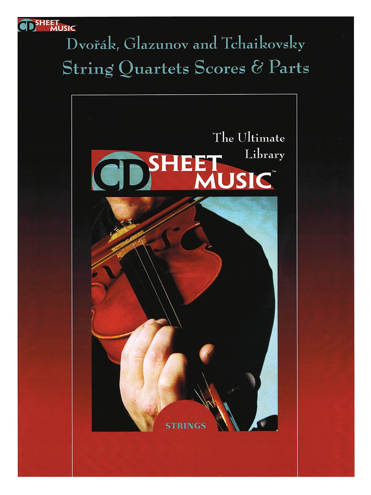 DvoraK, Glazunov and Tchaikovsky String Quartets: Score and Parts Books