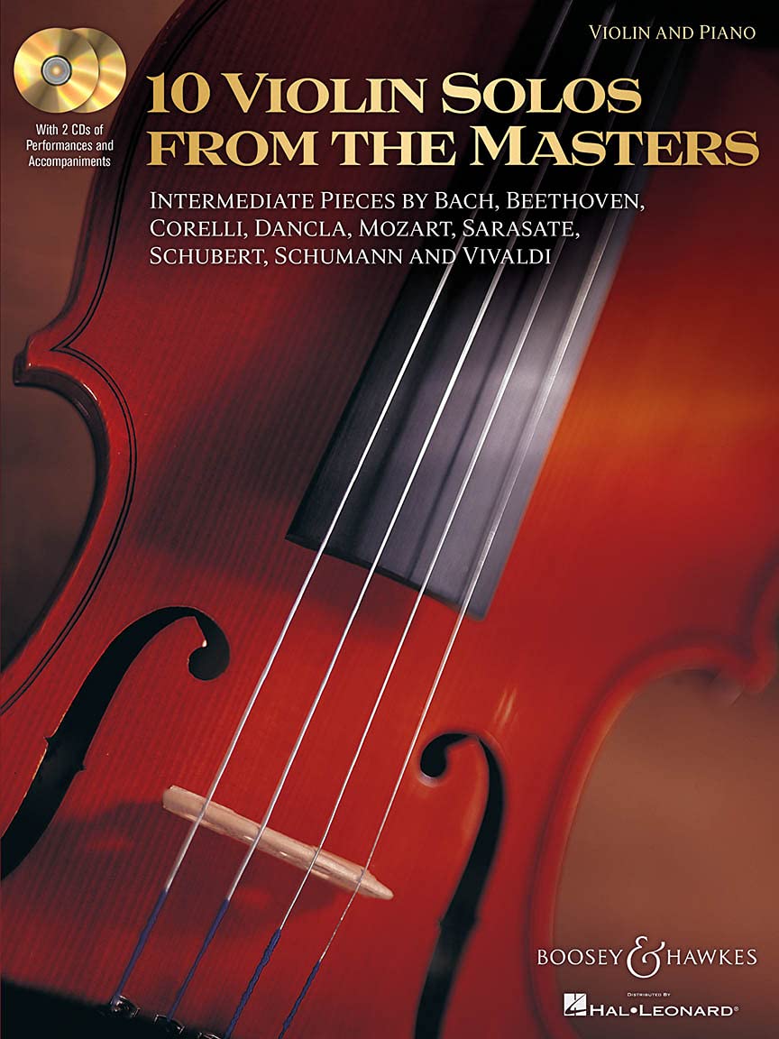 10 Violin Solos from the Masters: Intermediate Pieces by Bach, Beethoven, Corelli, Dancla, Mozart, Sarasate, Schubert, Schumann and Vivaldi [With 2 CD Social Sciences