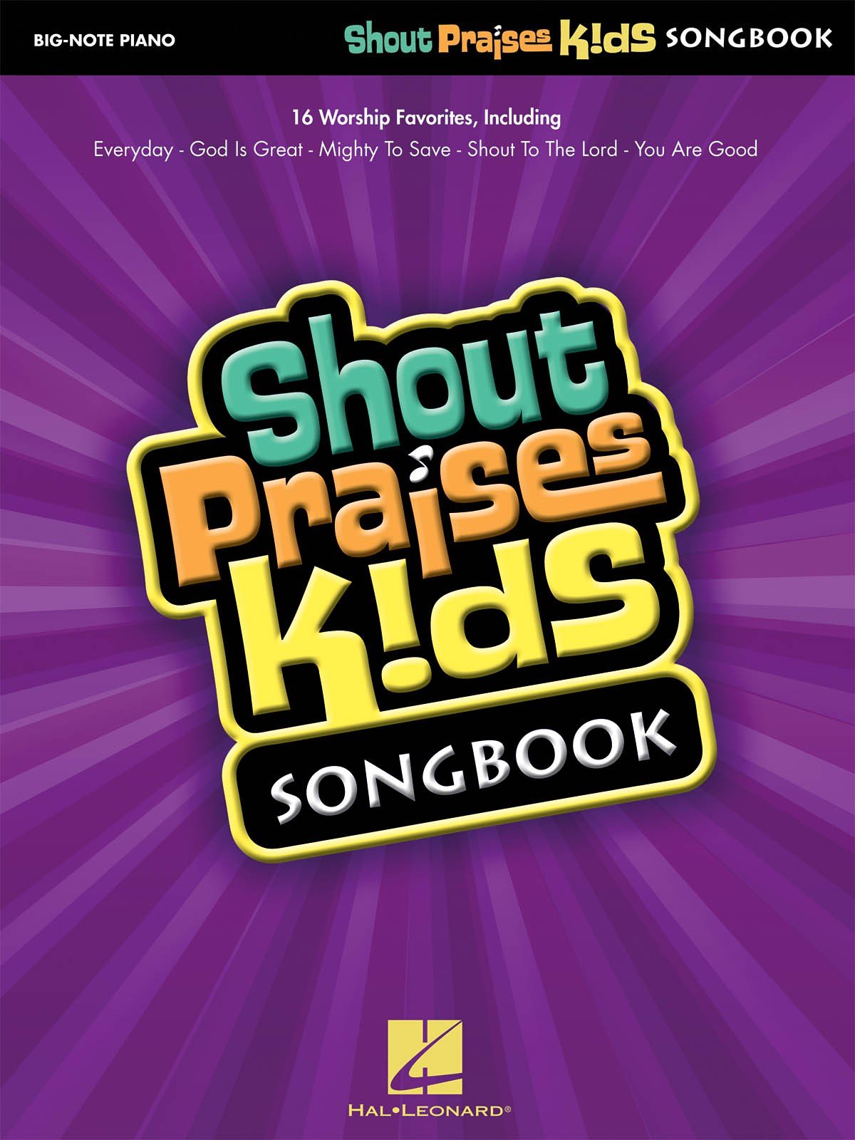 Shout Praises Kids Songbook: Big-Note Piano Sheet Music