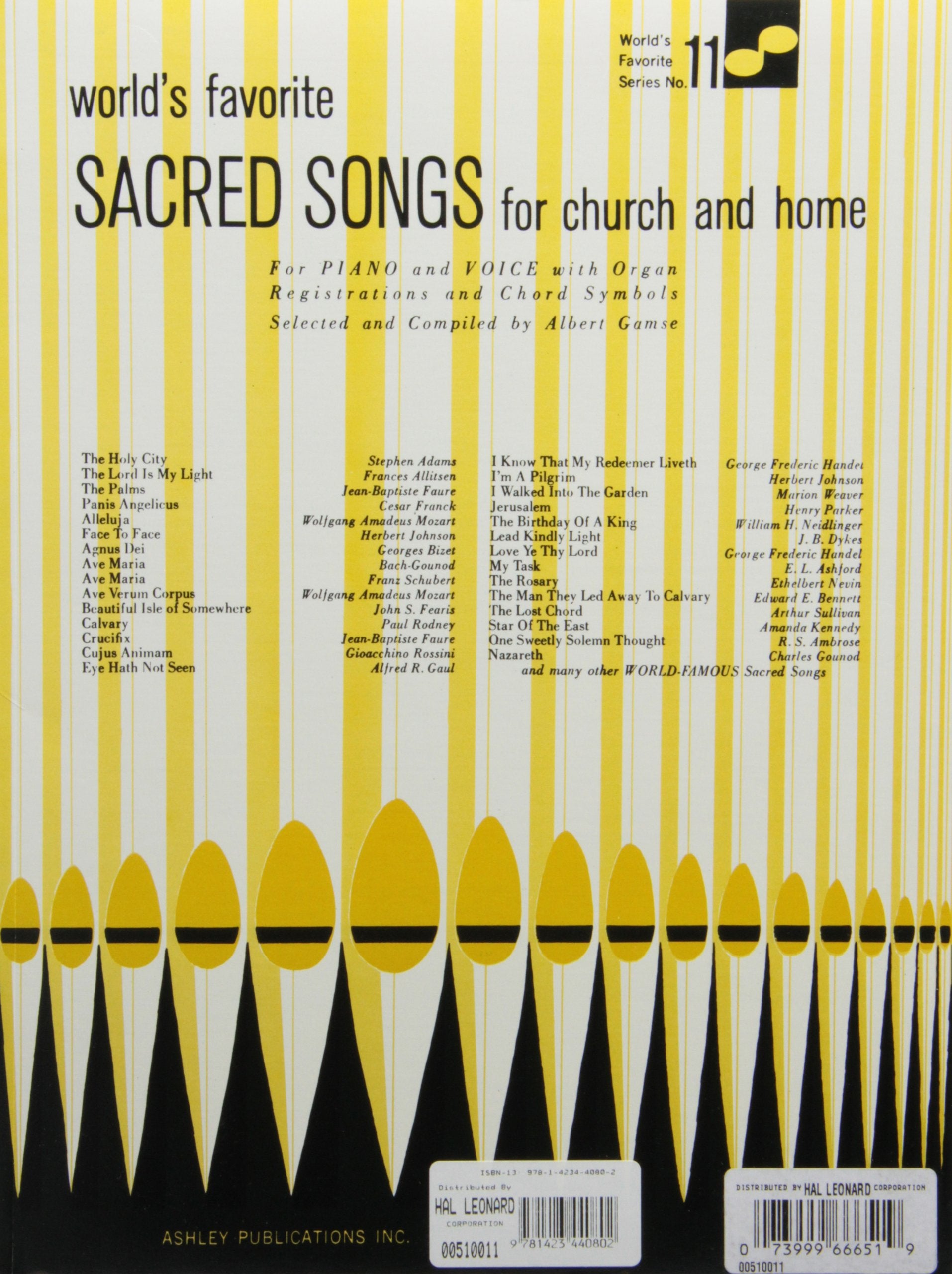 SACRED SONGS FOR CHURCH AND HOME (WFS 11) LIVRE SUR LA MUSIQUE Arts & Music
