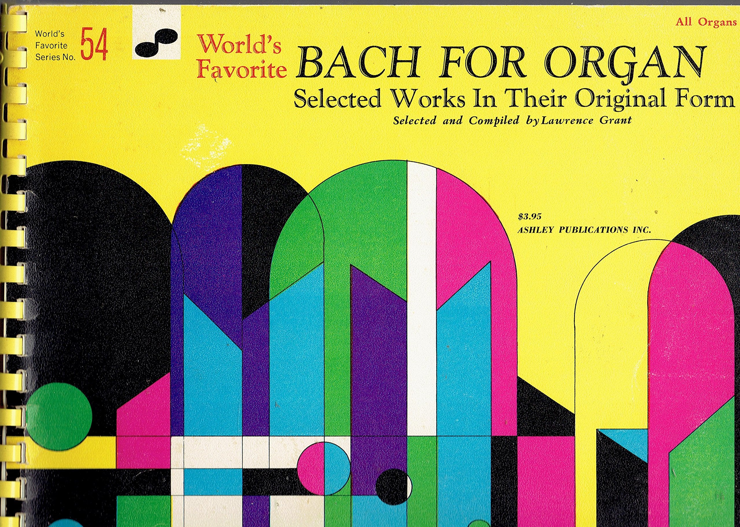 Bach For Organ Vol1 54 Worlds Favorite Sheet Music