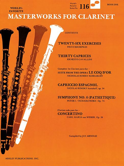 Masterworks for Clarinet Book 1 116 Worlds Favorite Social Sciences