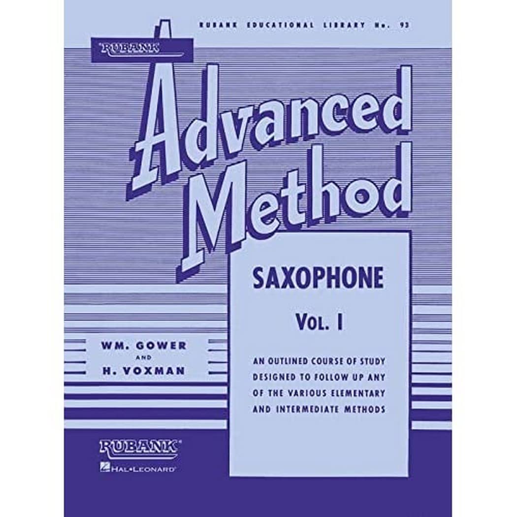 Rubank Advanced Method - Saxophone Vol. 1 (Rubank Educational Library 93) - Saxophone Music Book F Sheet Music