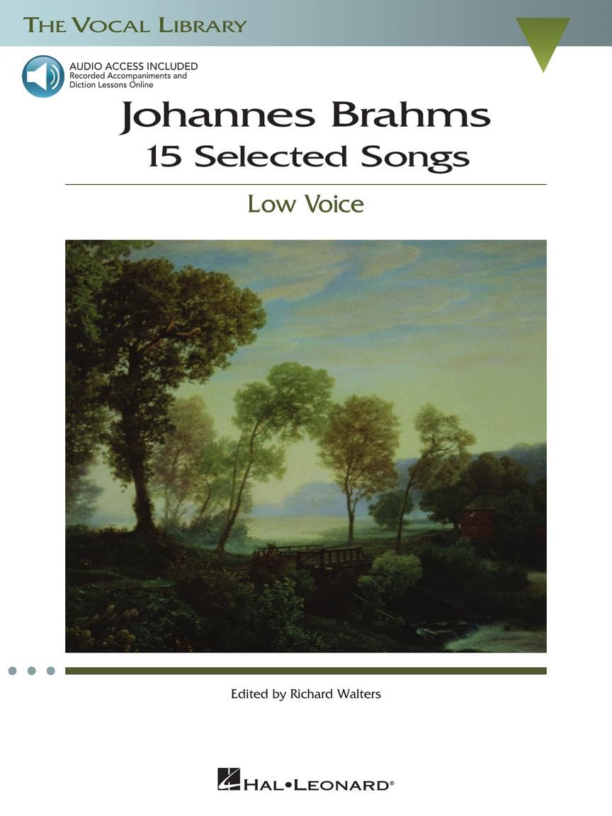 Johannes Brahms: 15 Selected Songs : Low Voice (The Vocal Library) Social Sciences