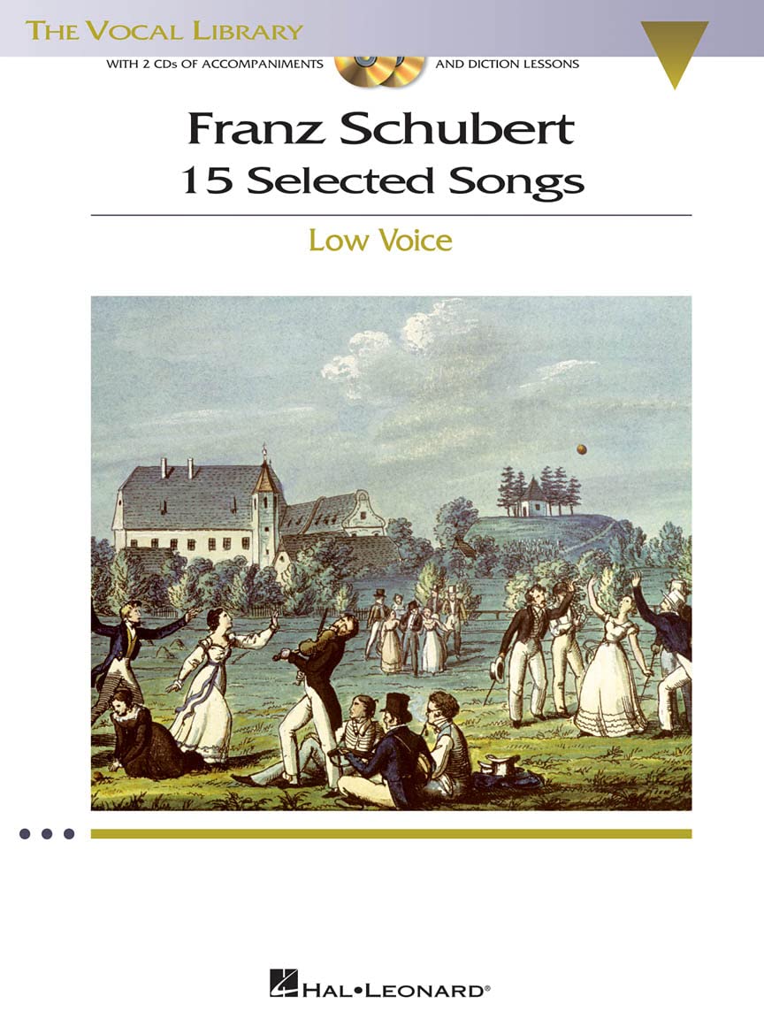 Franz Schubert: 15 Selected Songs : The Vocal Library - Low Voice Social Sciences