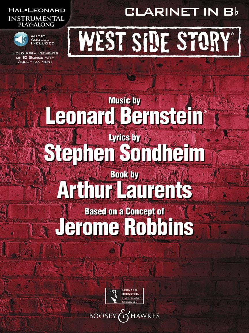 West Side Story for Clarinet (Instrumental Play-along) Sheet Music