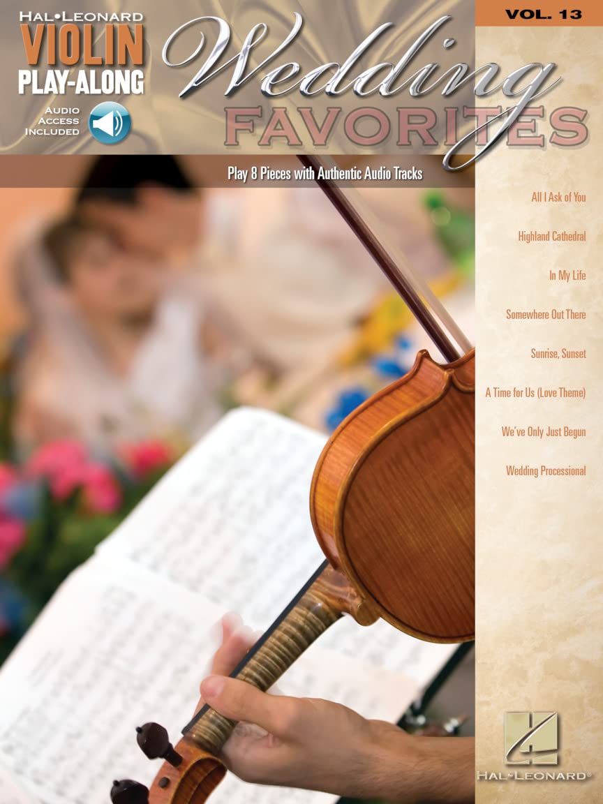 Wedding Favorites Violin Play-Along Volume 13 Book/Online Audio book