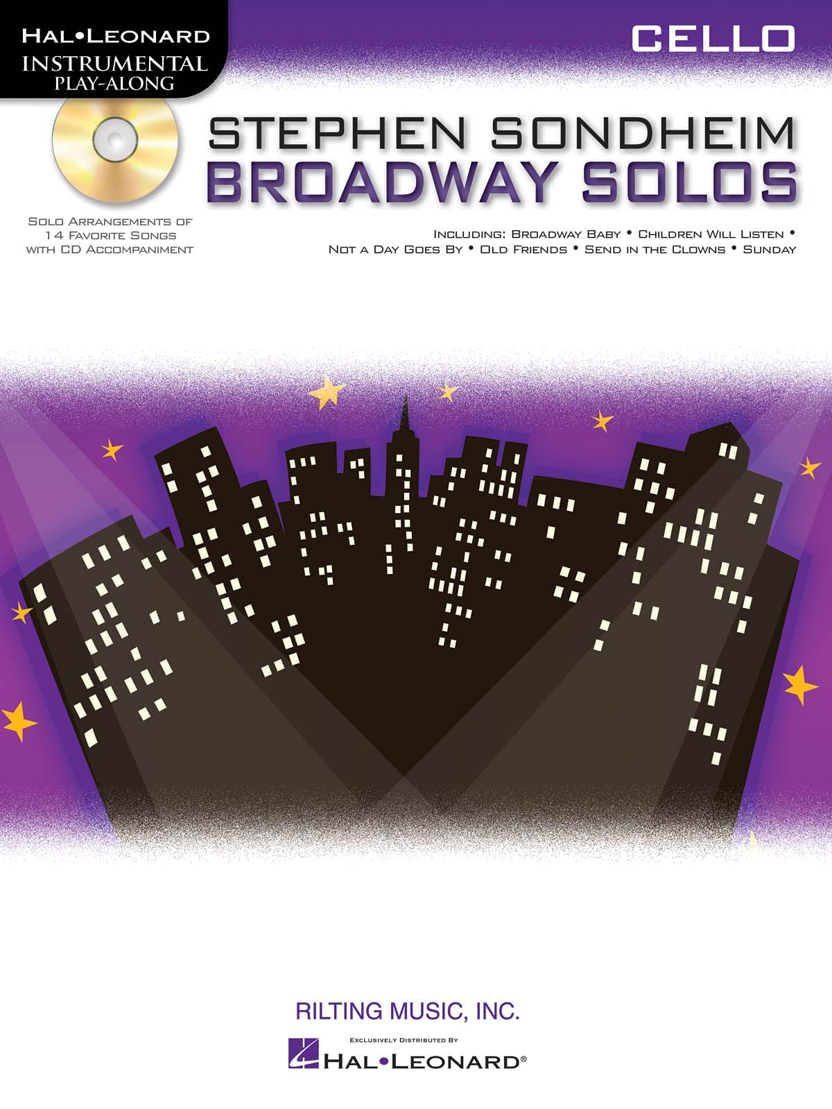 Instrumental Play-Along: Stephen Sondheim Broadway Solos - Cello: Play-Along, CD für Cello (Hal Leonard) Sheet Music