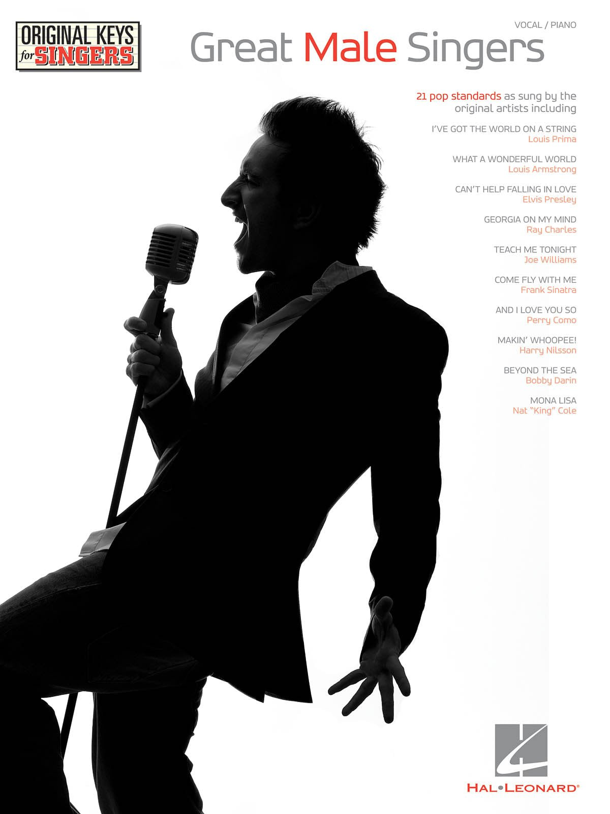 Great Male Singers: Vocal / Piano (Original Keys for Singers) Sheet Music