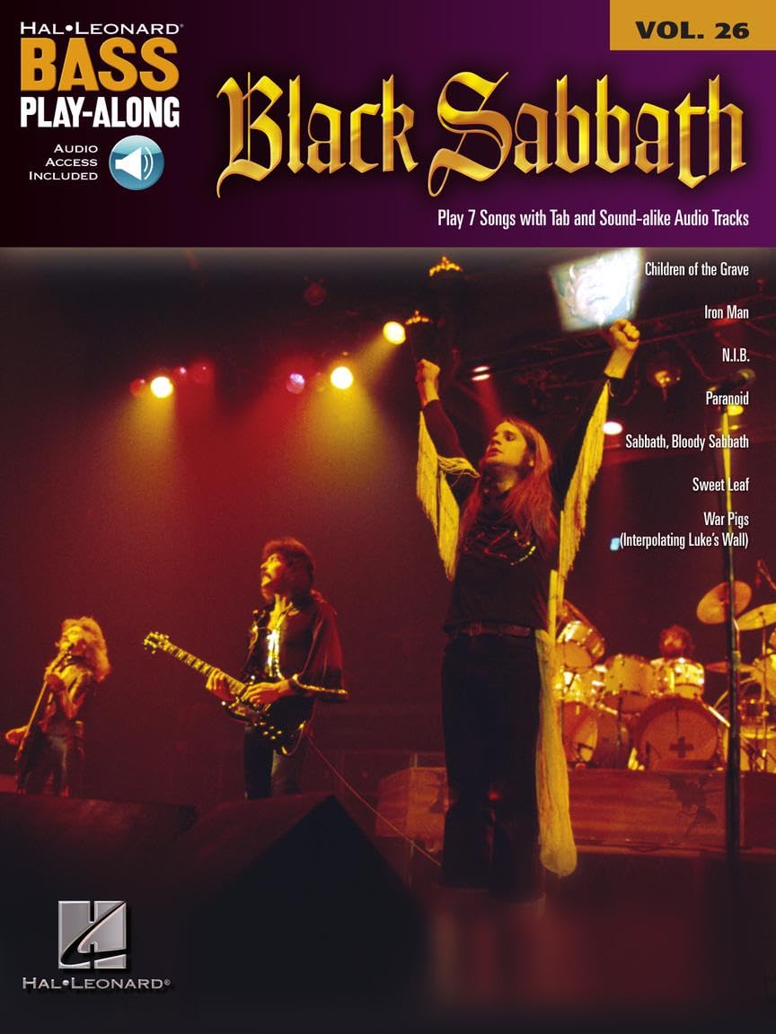 Black Sabbath Bass Play-Along Volume 26 Book/Online Audio book