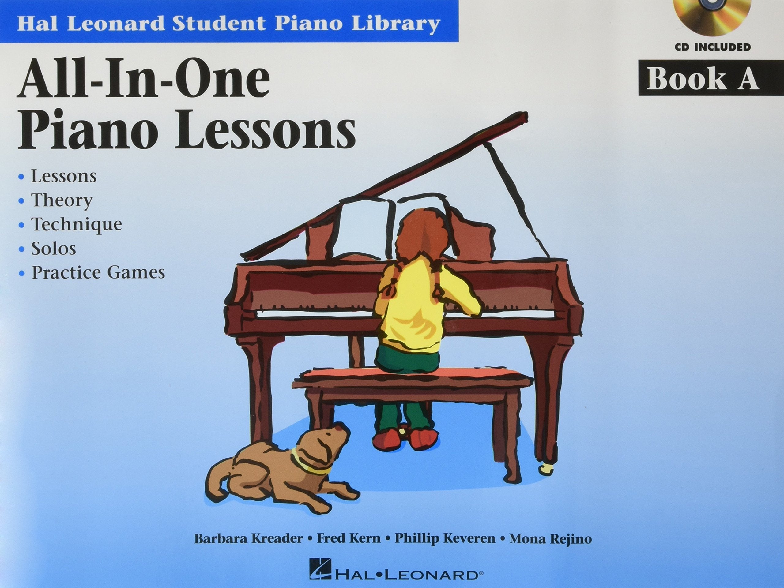 All-in-one piano lessons: book a piano +cd book