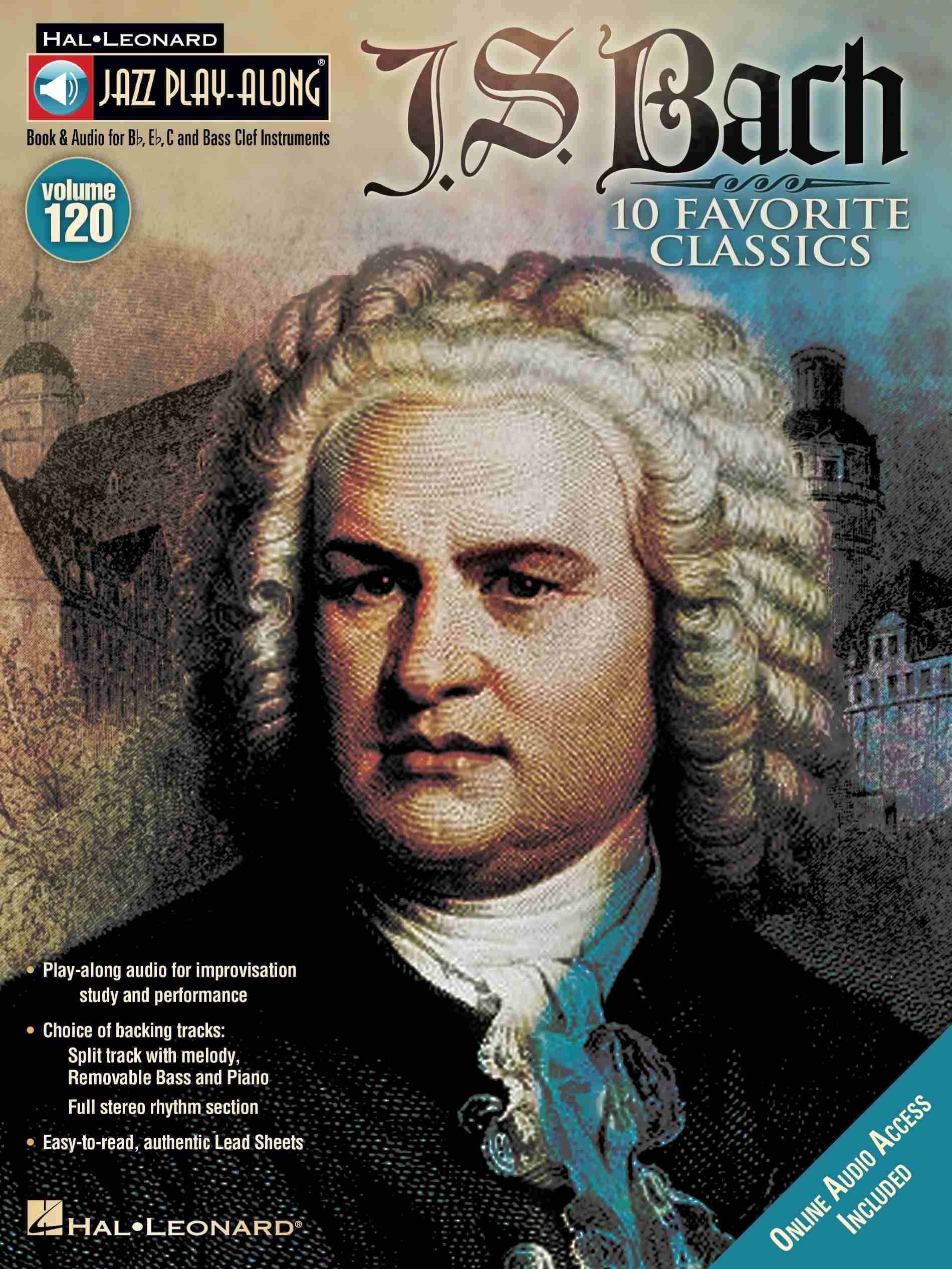 J.S. Bach - Jazz Play-Along Volume 120 Book/Online Audio Sheet Music