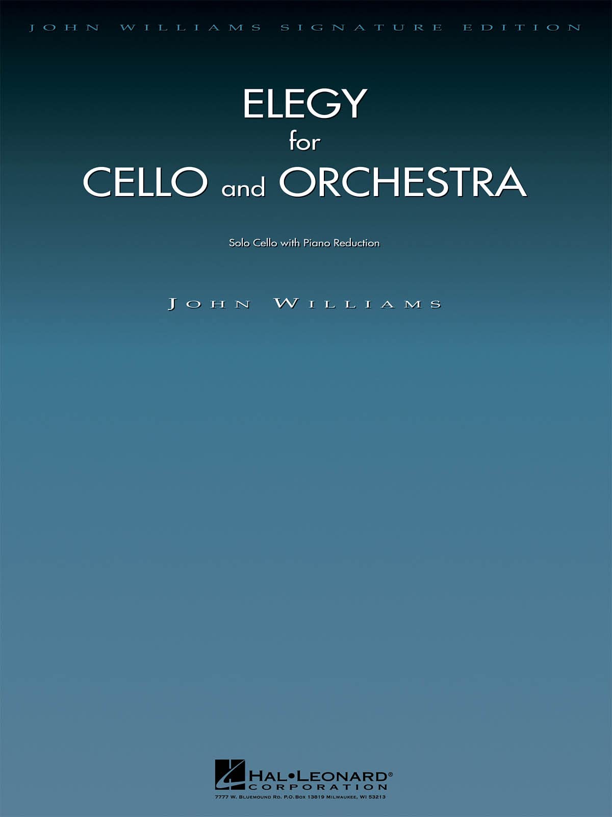 Elegy for Cello and Orchestra: Cello with Piano Reduction Arts & Music