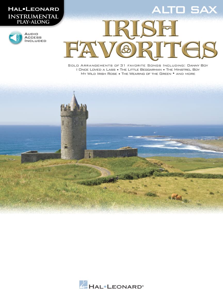 Instrumental Play-Along Irish Favorites Alto Sax Book/Cd book