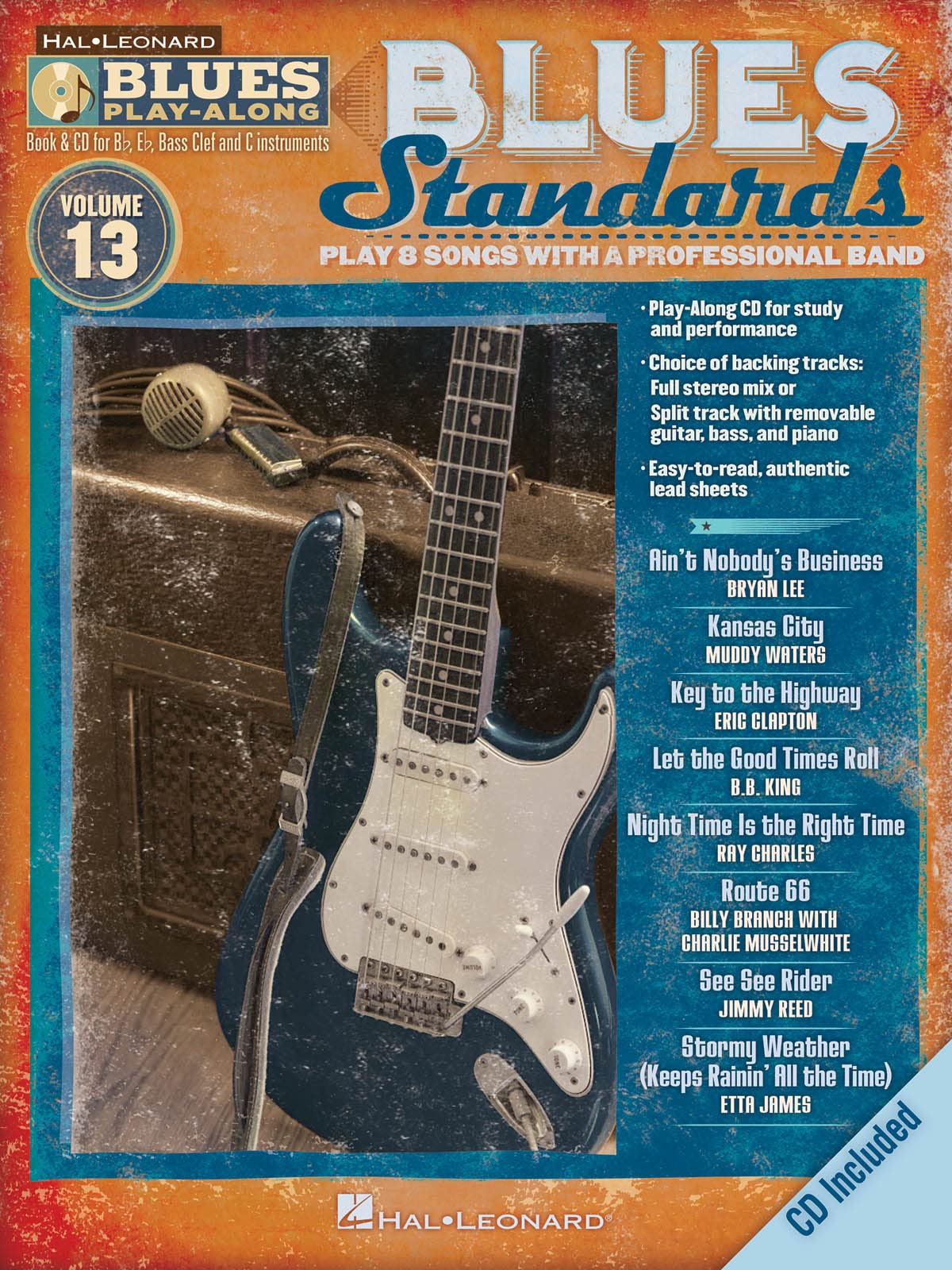 Blues Play-Along Volume 13: Blues Standards: Noten, CD für Instrument(e) in b (Hal Leonard Blues Play-along, Band 13): Play 8 Songs With a Professional Band (Hal Leonard Blues Play-along, 13, Band 13) Sheet Music