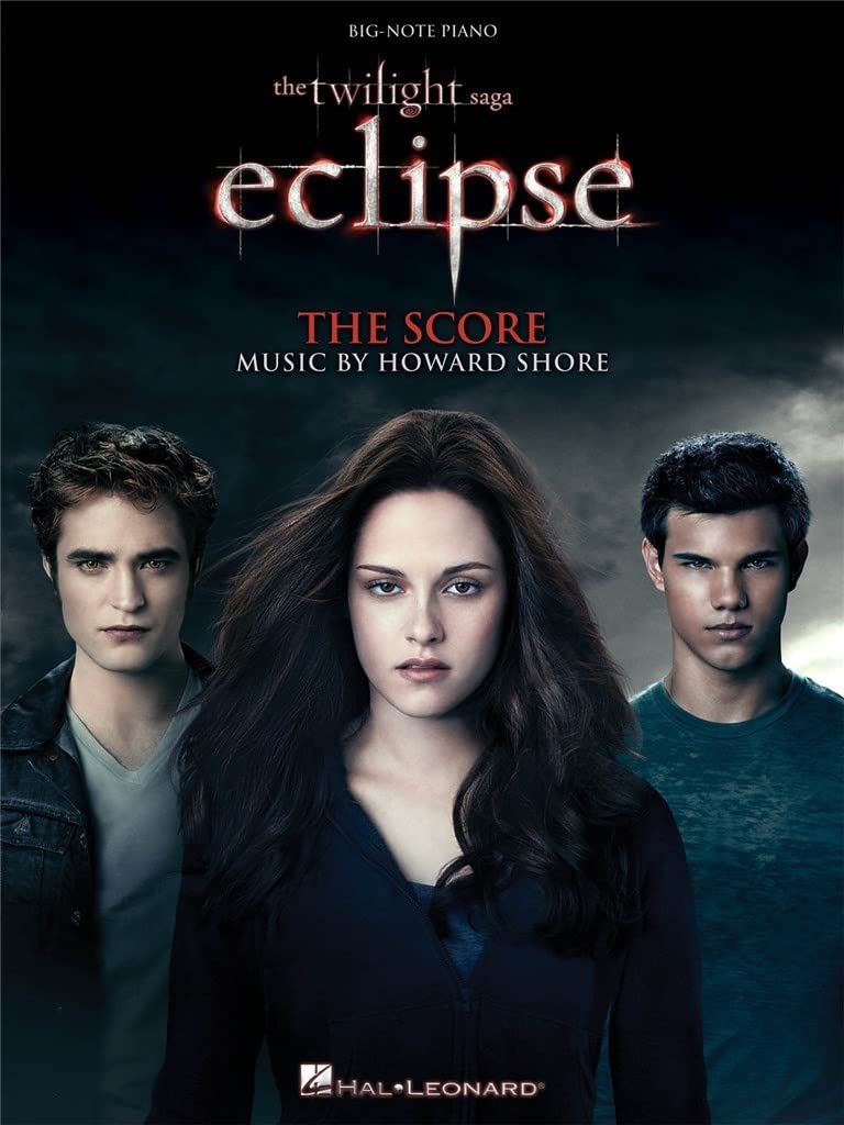 Twilight Eclipse Music From The Film Score Big Note Piano Book: Songbook Sheet Music
