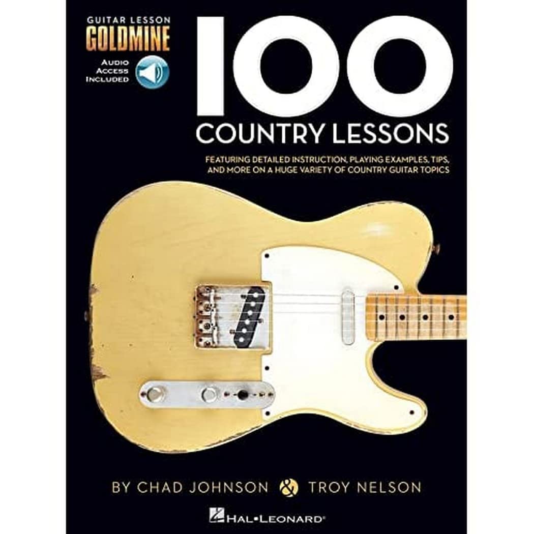 100 Country Lessons: Guitar Lesson Goldmine Series Arts & Music