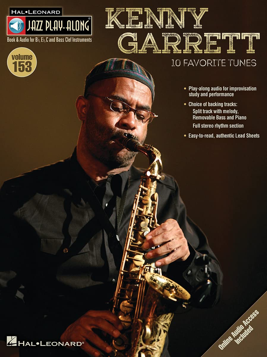 Kenny Garrett Jazz Play-Along Volume 153 Book/Online Audio Sheet Music