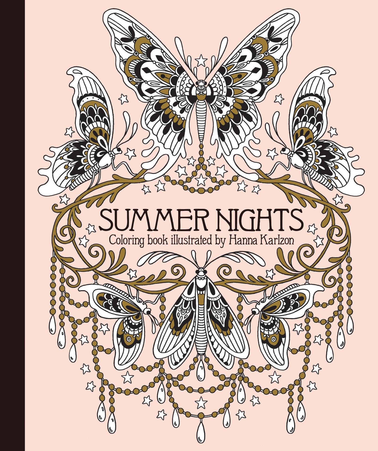 Summer Nights Coloring Book: Originally Published in Sweden as Sommarnatt (Hanna Karlzon) Lifestyle