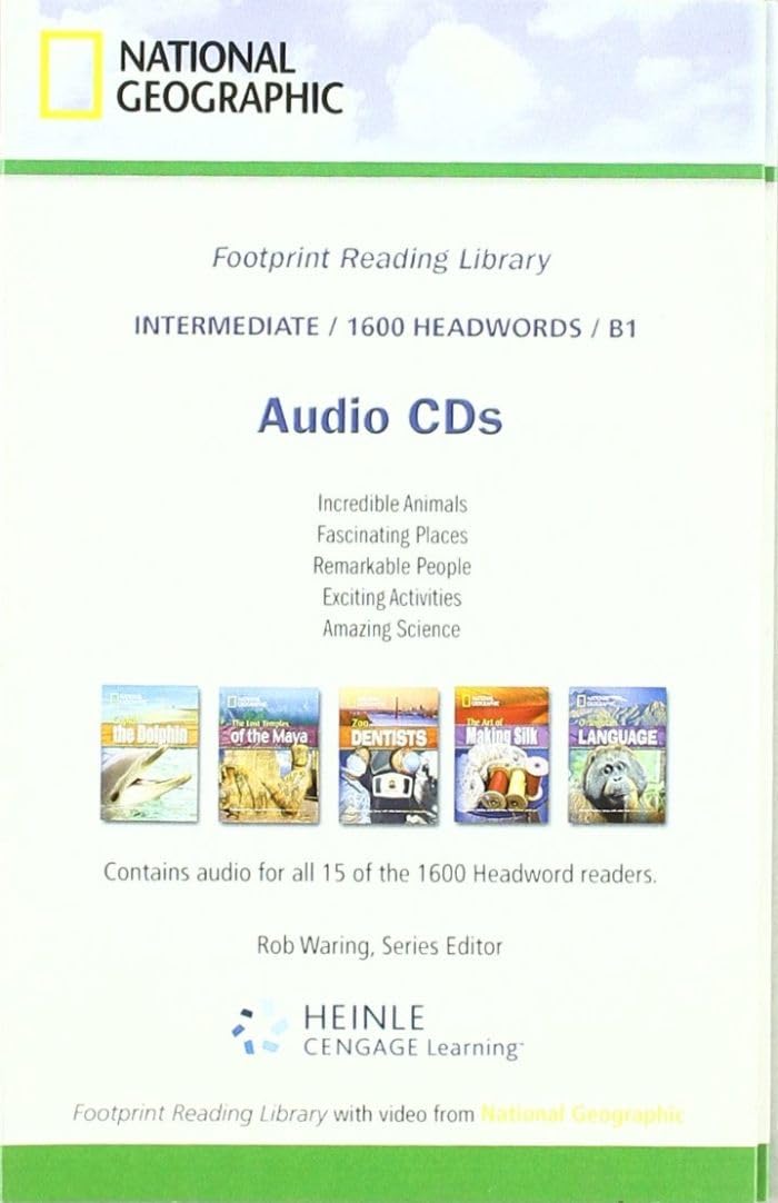 Audio CD Paket Niveau 4 "1600": Footprint Reading Library (Helbling Languages) (National Geographic Footprint Reading Library: Multimediale ... europäischen Referenzrahmens für Sprachen.) Foreign Languages ​​& Dictionaries