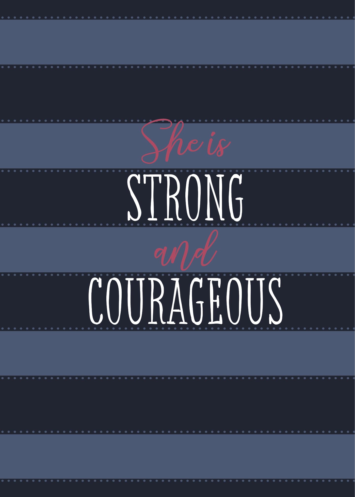 Product Image: She Is Strong and Courageous