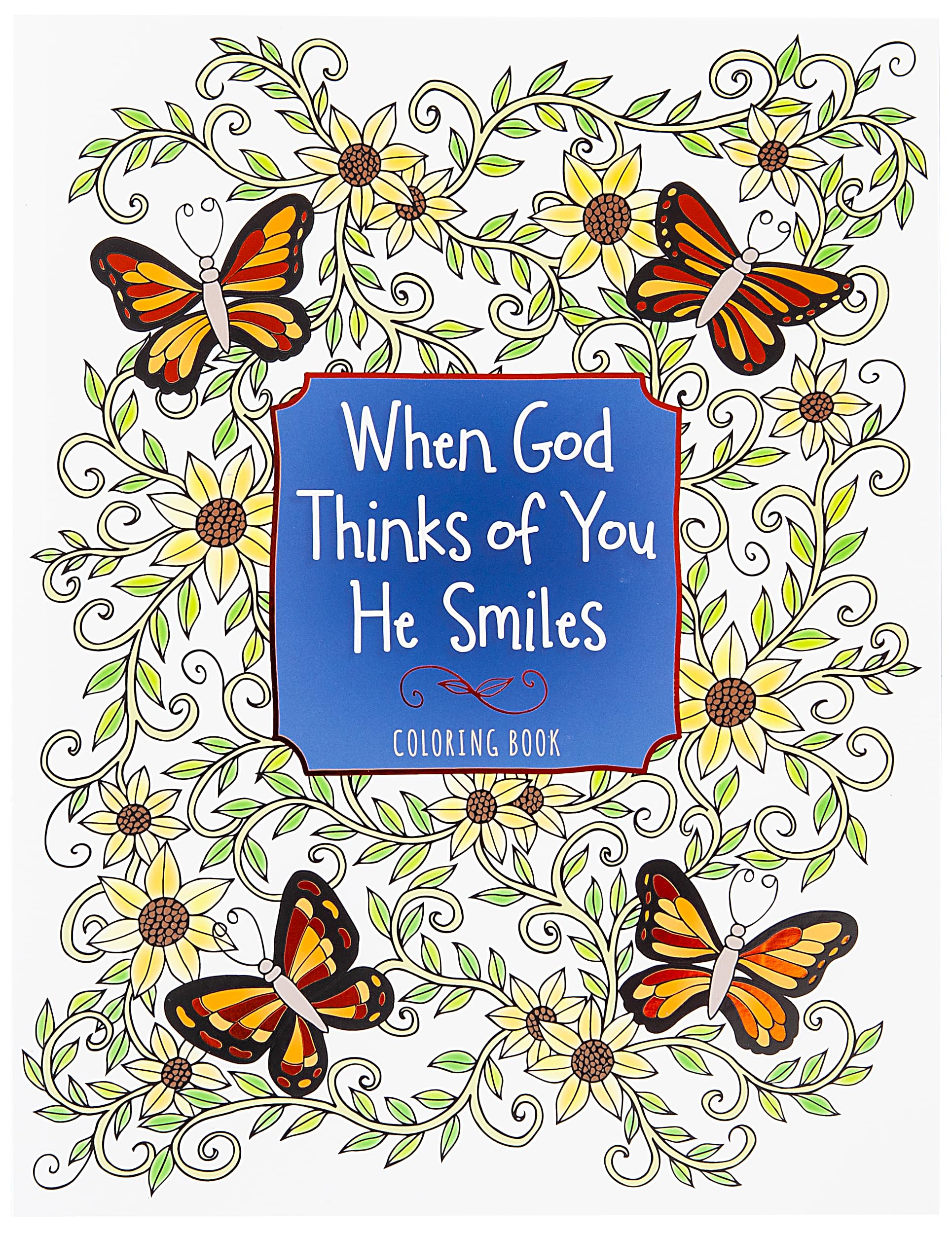 When God Thinks of You He Smiles (Majestic Expressions) Hobbies & Crafts