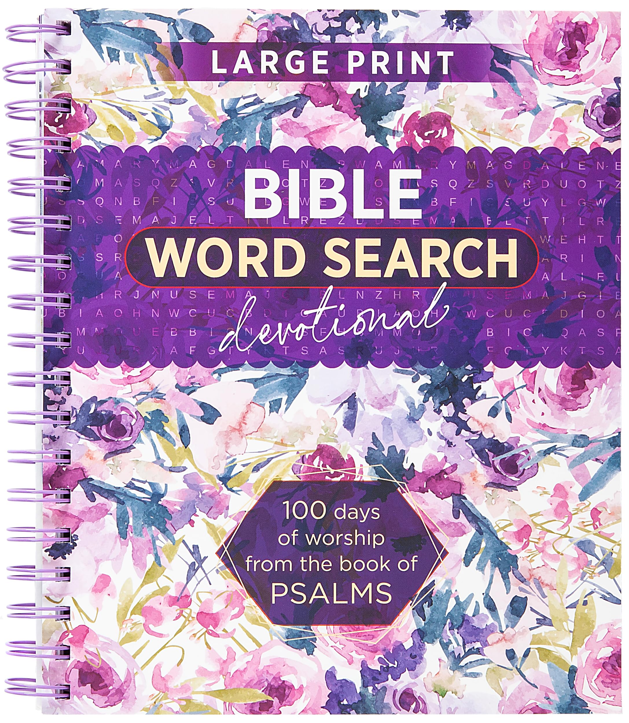 Bible Word Search Devotional: 100 Days of Worship from the Book of Psalms Leisure & Fun