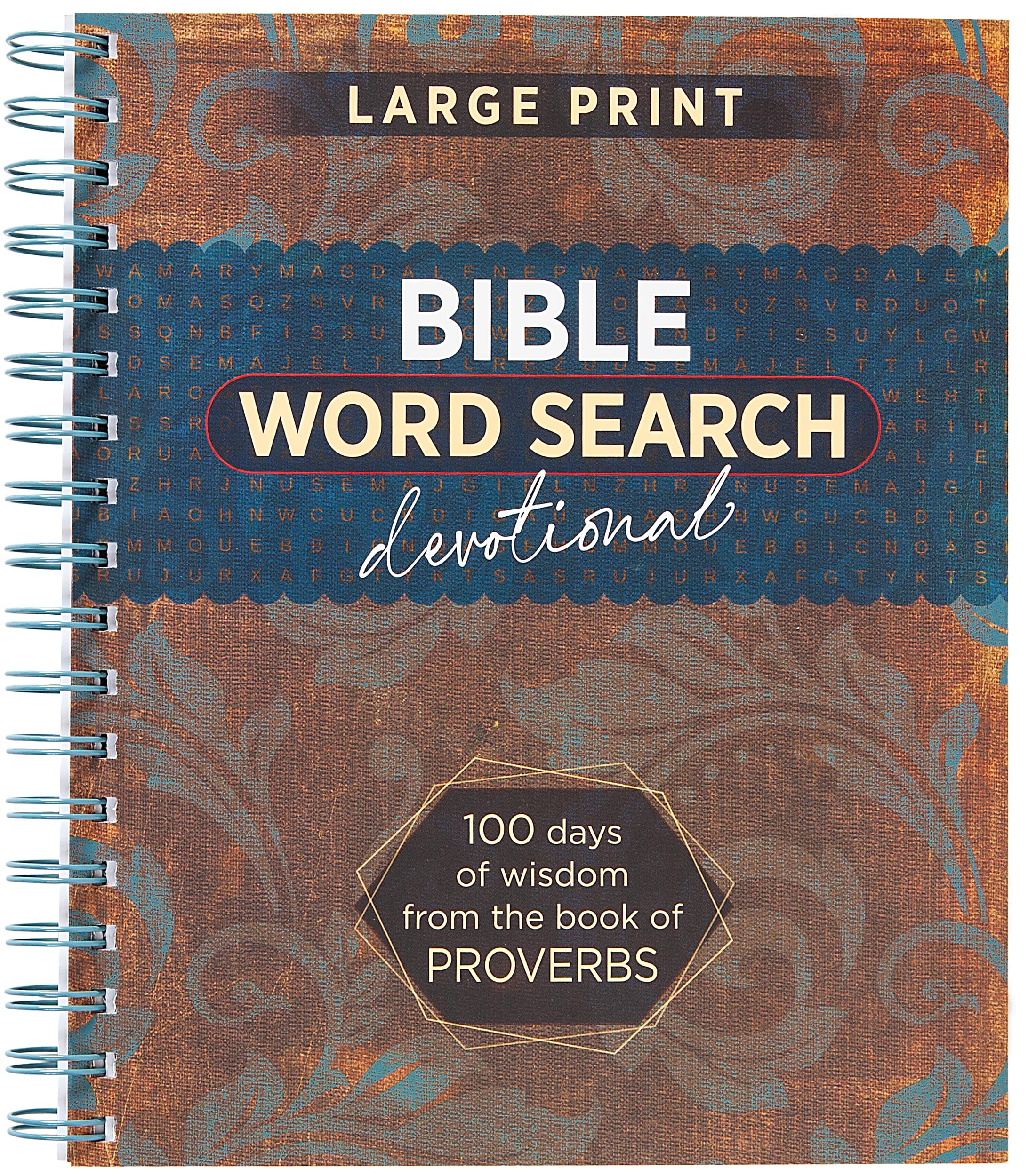 Bible Word Search Devotional: 100 Days of Wisdom from the Book of Proverbs Leisure & Fun