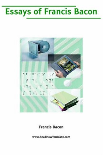 Product Image: Essays of Francis Bacon