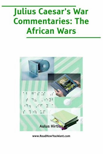 Product Image: Julius Caesar's War Commentaries: the Af