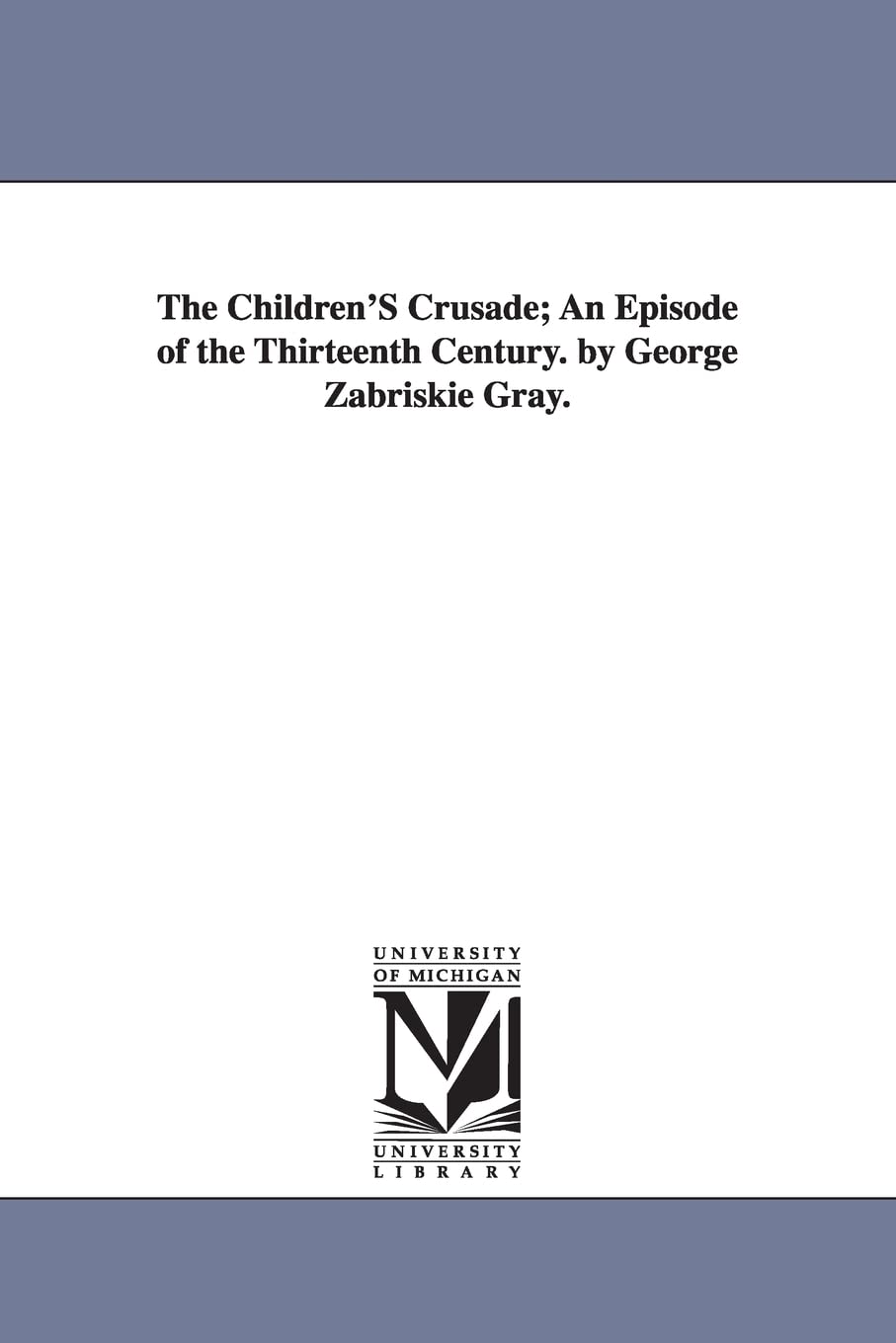 The Children's Crusade book