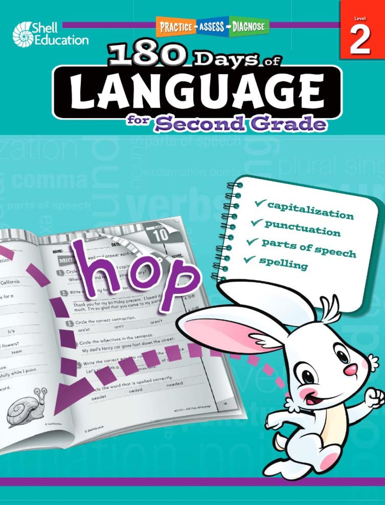 180 Days of Language for Second Grade: Practice, Assess, Diagnose (180 Days of Practice) Reading Aloud & Learning to Read