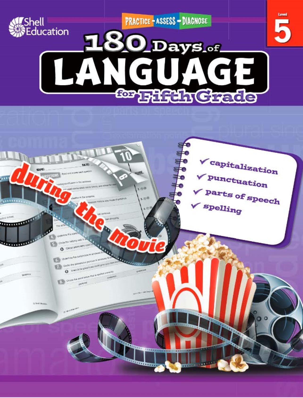 180 Days of Language for Fifth Grade: Practice, Assess, Diagnose (180 Days of Practice) Reading Aloud & Learning to Read