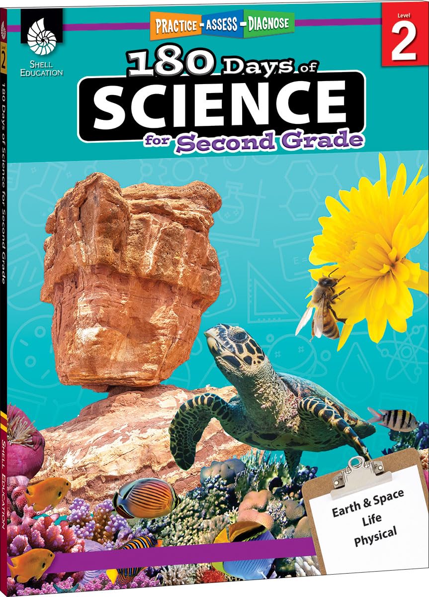 180 Days of Science for Second Grade: Practice, Assess, Diagnose (180 Days of Practice) Natural Sciences
