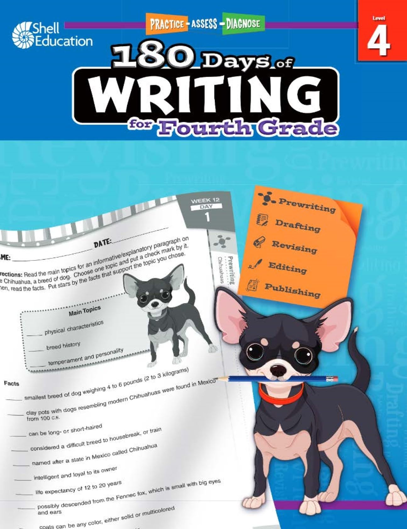 180 Days(tm) Writing for Fourth Grade: Practice, Assess, Diagnose book