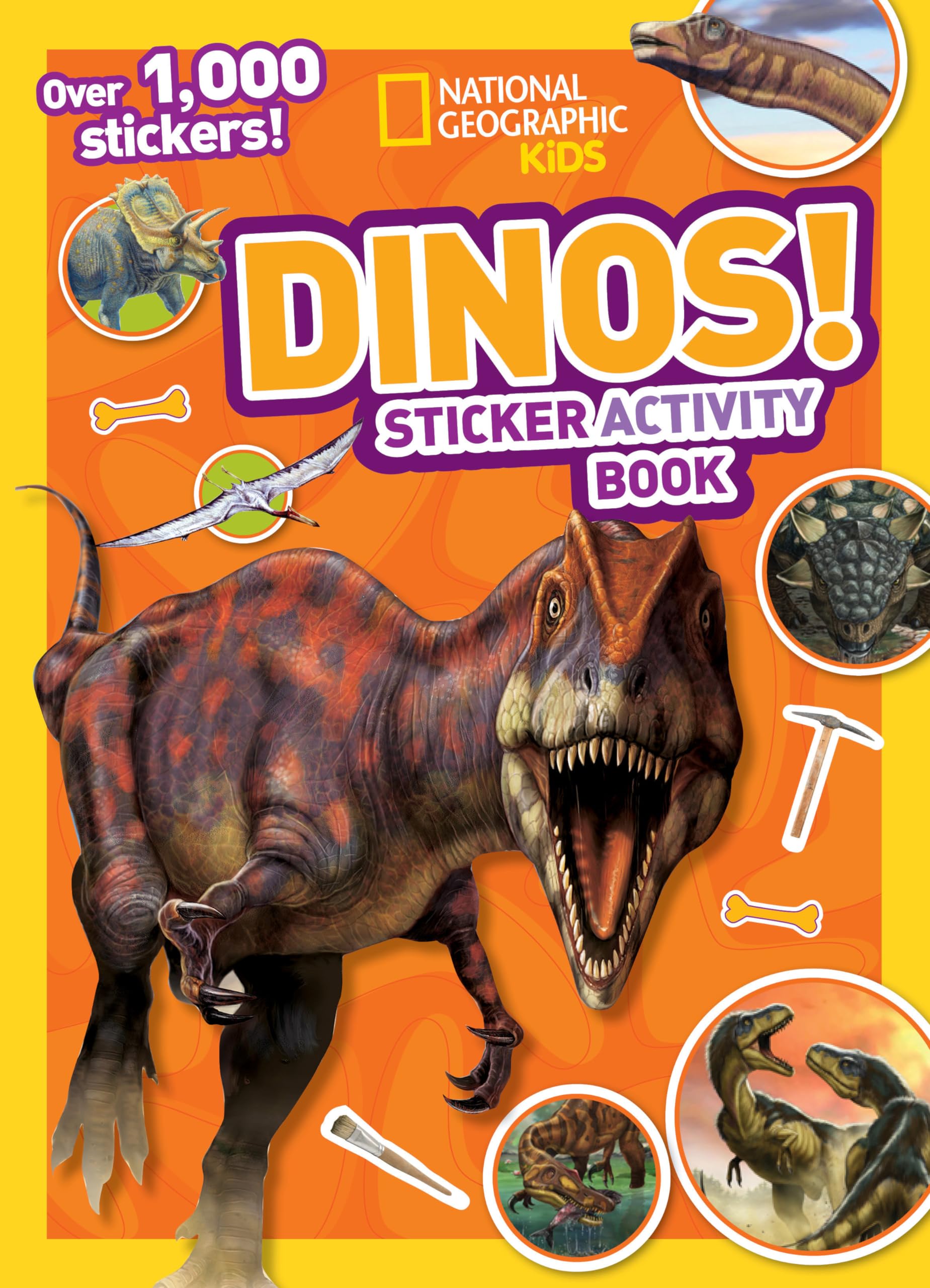 National Geographic Kids Dinos Sticker Activity Book: Over 1,000 Stickers! (NG Sticker Activity Books) Leisure & Fun